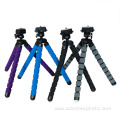 Flexible sponge octopus middle camera tripod